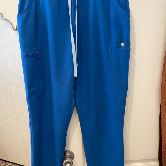 Figs High Waisted Yola Skinny Scrub Pants - Picture 2 of 4